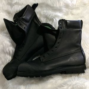 New Ranger Steel Toe Black Boots